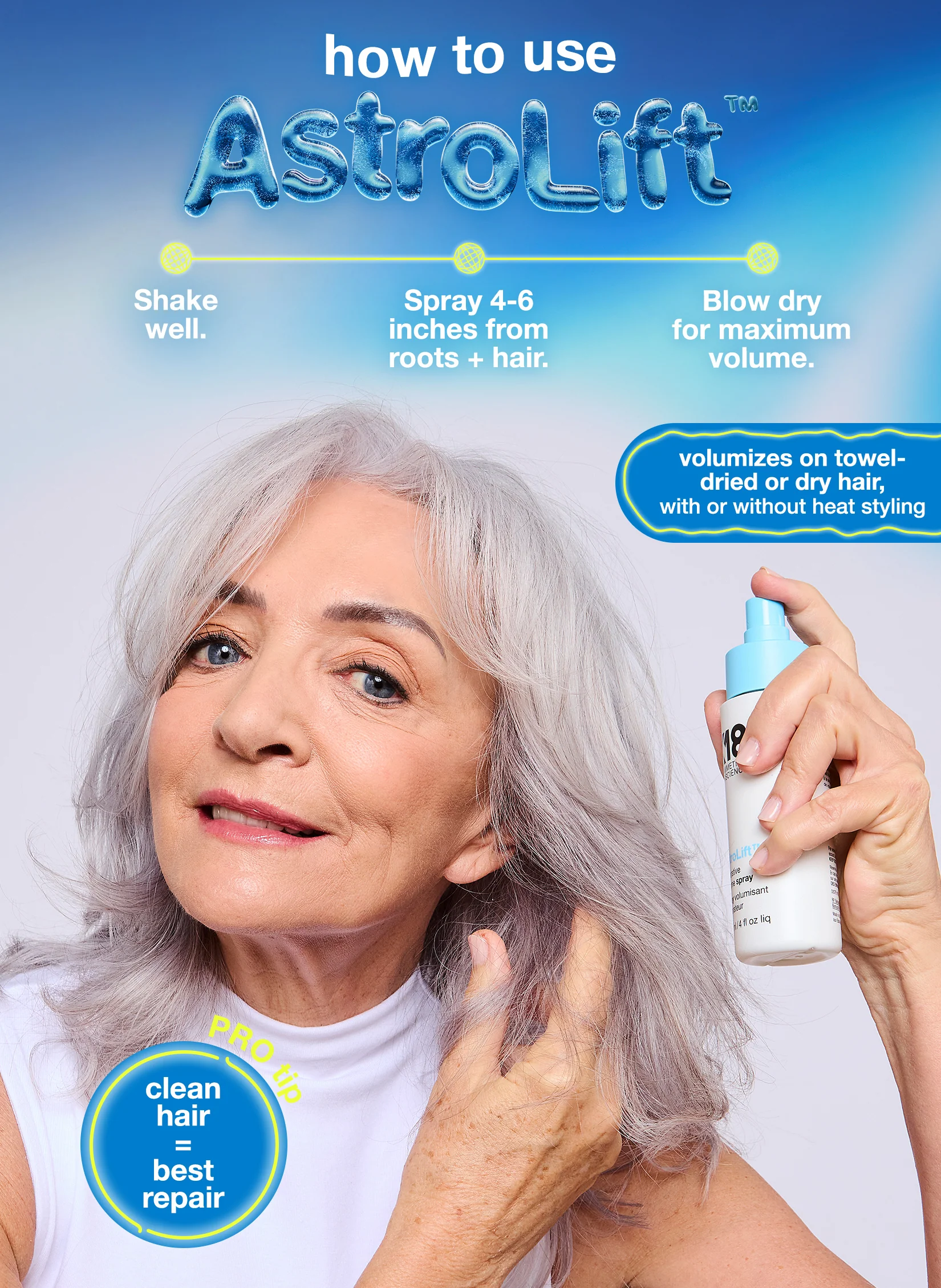 AstroLift™ reparative volume spray 4oz - Image 7